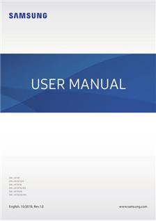 Samsung Galaxy J4 Plus manual. Tablet Instructions.